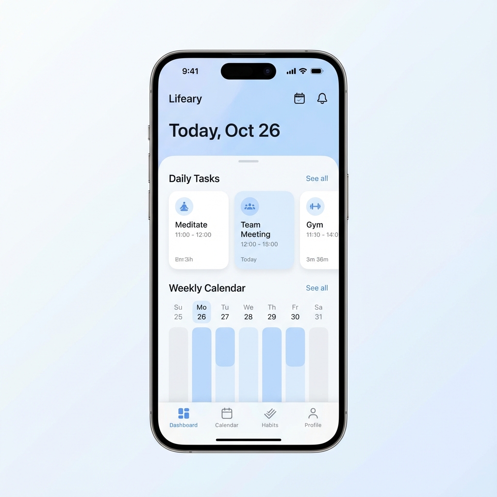 Lifeary App Interface